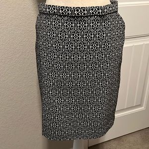 Damask Pencil Skirt